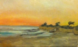 La plage au coucher du soleil - L'Ile de Ré...